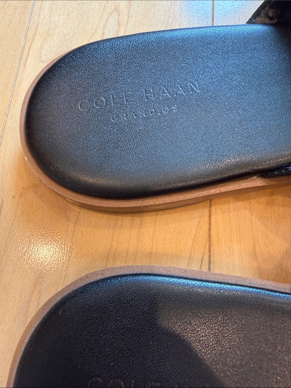 Cole Haan Black Findra Sandal Slides - Picture 7 of 7